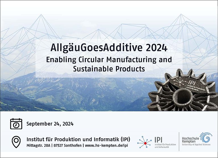 Allgaeu goes Additive Logo der Veranstaltung | Allgaeu goes additive logo of event