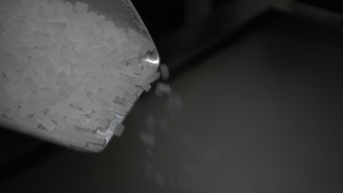 Trockeneis zur Supportentfernung | Dry ice for support removal