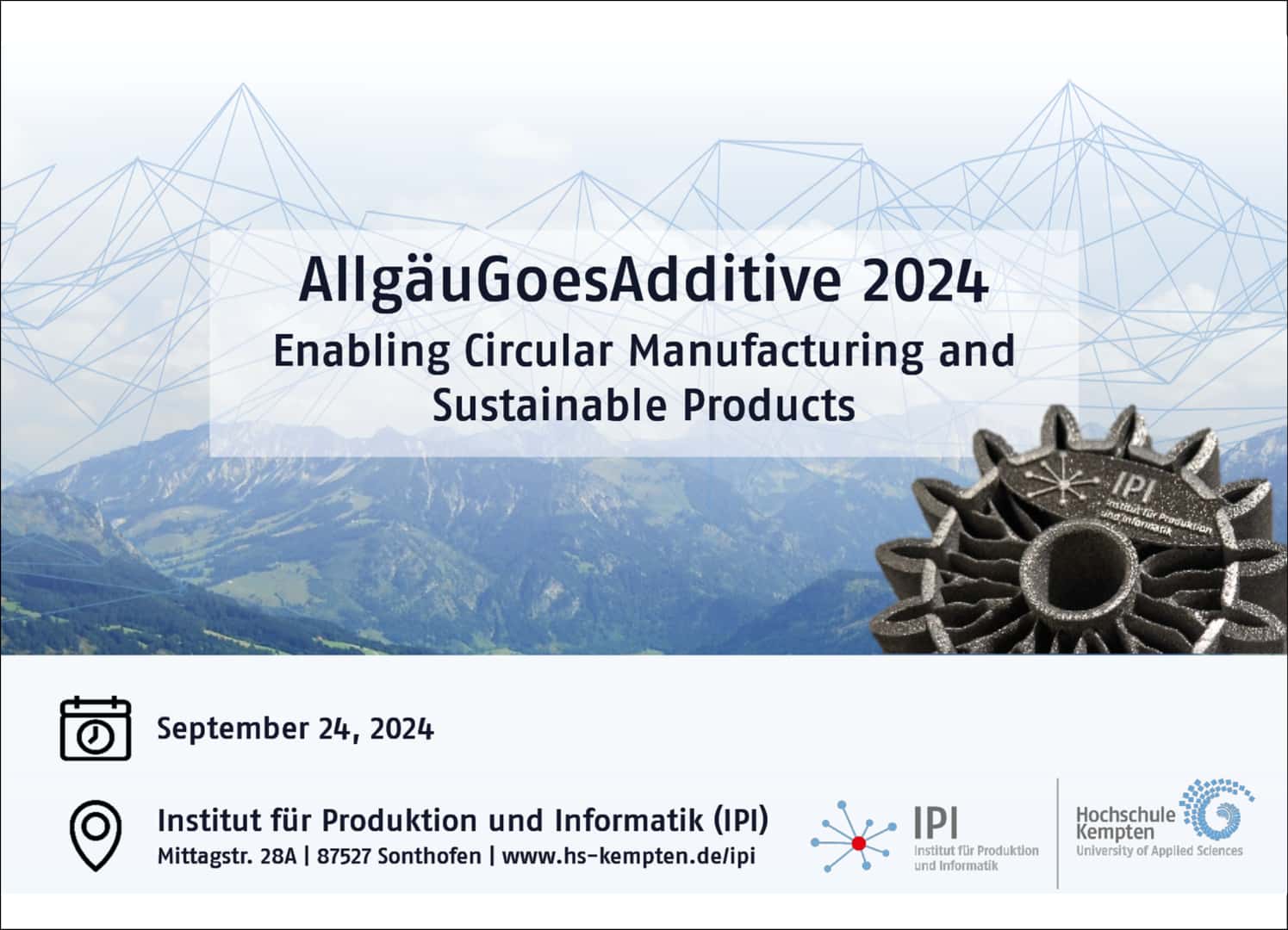 Allgaeu goes Additive Logo der Veranstaltung | Allgaeu goes additive logo of event